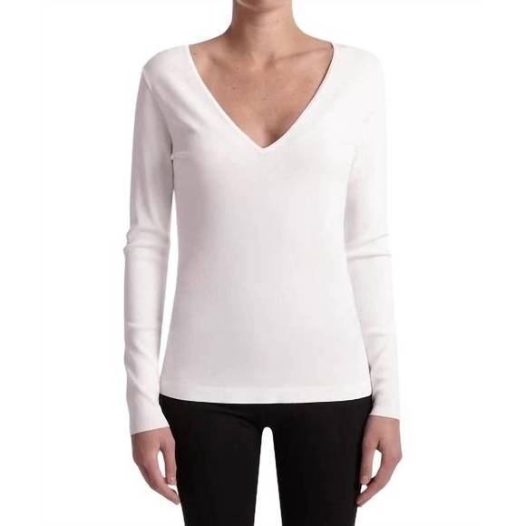 NEW CAPSULE 121 loyalty top in white